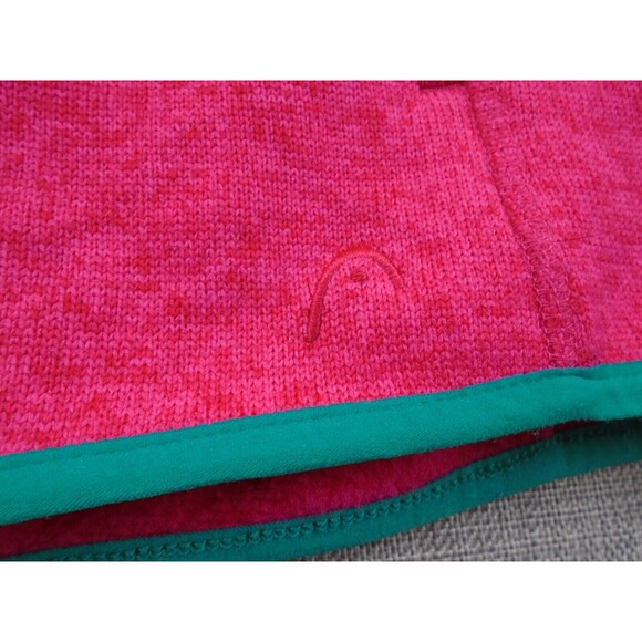 Head Zipper Jacket Fleece Tennis Women's Medium Bright Pink - Picture 7 of 11